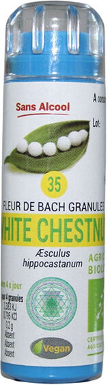 Kosmeo B Kosmeo Elixirs Floraux de Bach n°35 White Chesnut Bio 130 granules