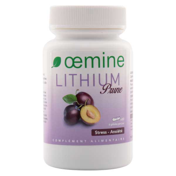 Oemine Lithium Prune 60 gélules