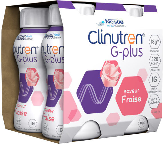 Clinutren G Plus Fraise 4 x 200ml