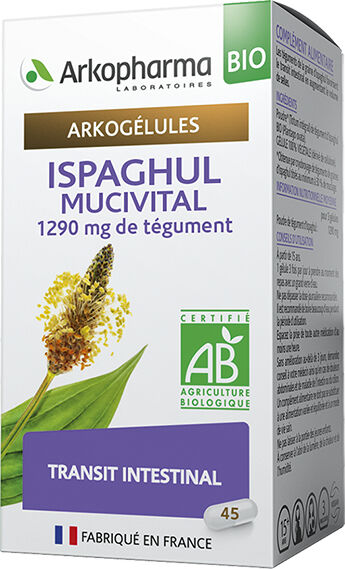 Arkopharma Arkogélules Ispaghul Mucivital Bio 45 gélules