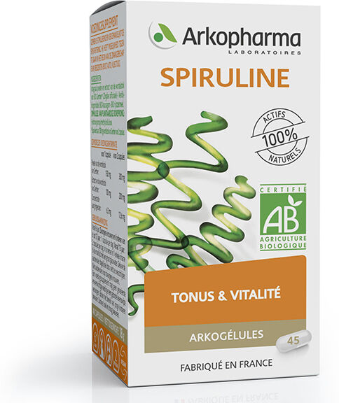 Arkopharma Arkogélules Spiruline Bio 45 gélules