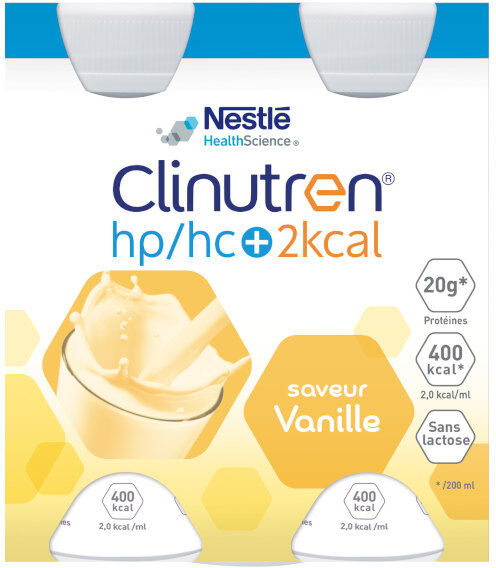 Clinutren HP/HC + Saveur Vanille 4 x 200ml