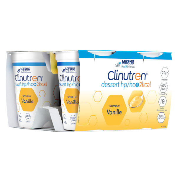 Clinutren Dessert HP/HC + Vanille 4 x 200g