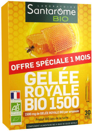 Santarome Bio Gelée Royale 1500 30 ampoules