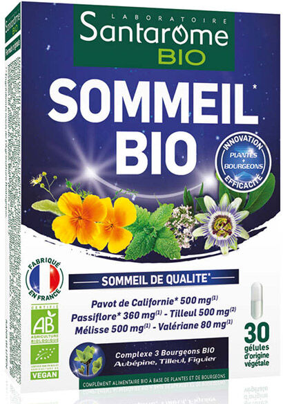 Santarome Bio Sommeil Bio 30 gélules