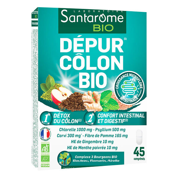 Santarome Bio Santarome Dépur Côlon Bio 45 comprimés