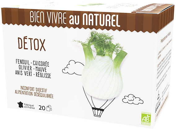 Bien Vivre au Naturel Détox Infusion Bio 20 sachets