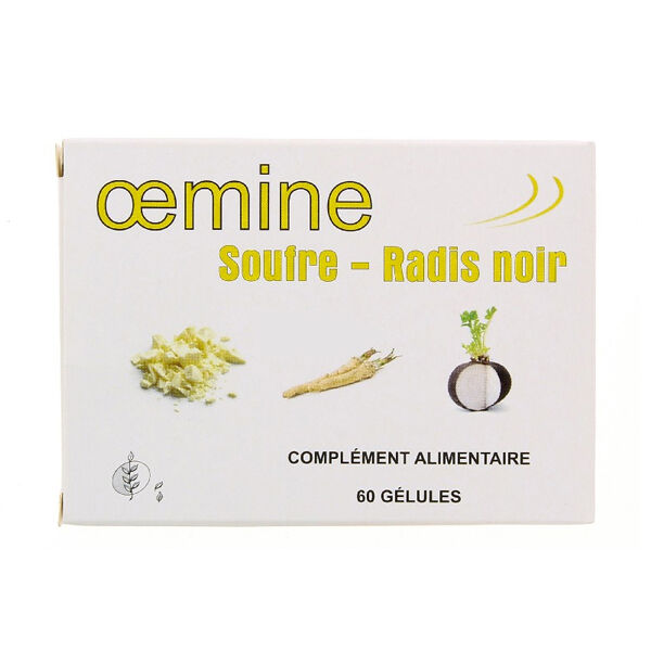 Oemine Soufre Radis Noir 60 gélules