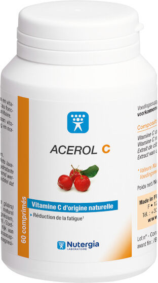 Nutergia Acerol C Vitamine C 60 comprimés