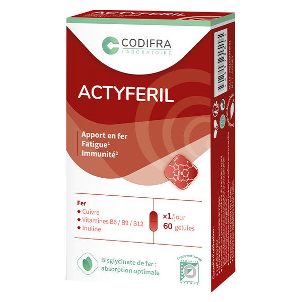 Codifra Actyferil 60 gélules