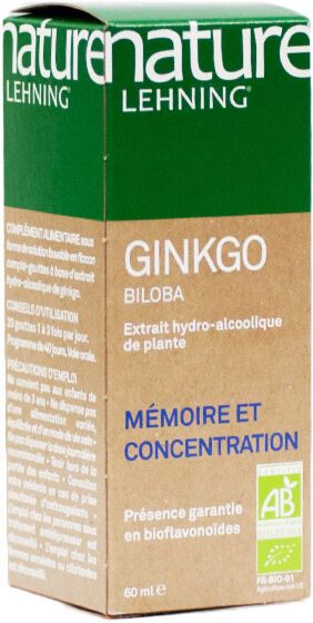 Lehning Nature Ginkgo Biloba Bio 60ml