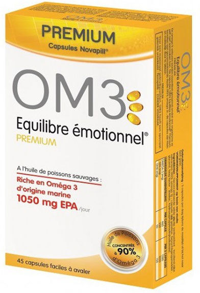 OM3 Premium Équilibre Émotionnel 45 capsules