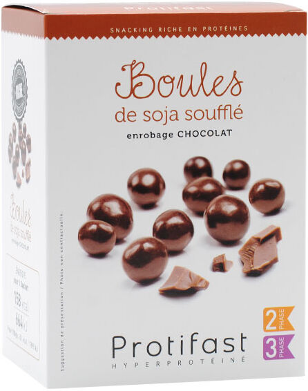 Protifast Boules de Soja Soufflé Chocolat 5 sachets