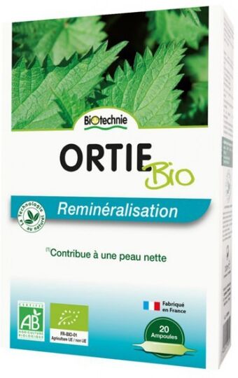 Biotechnie Ortie Bio Reminéralisation 20 ampoules