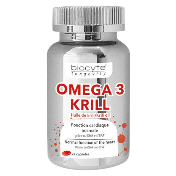 Biocyte Omega 3 Krill 500mg 45 capsules