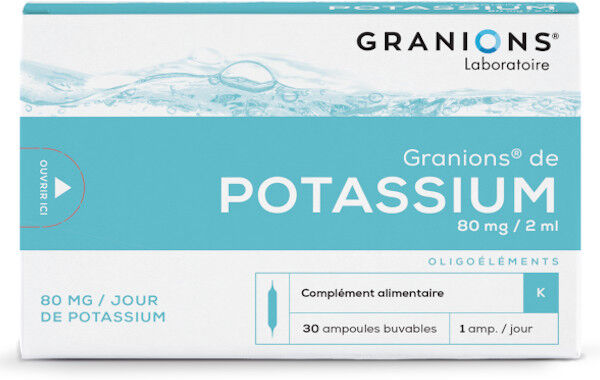 Laboratoire des Granions Granions Essentiel Potassium 30 ampoules