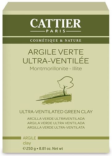 Cattier Argile Verte Ultra Ventilée 250g