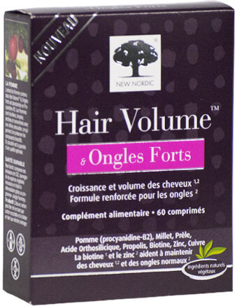 New Nordic Hair Volume et Ongles Forts 60 comprimés