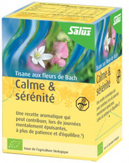 Salus Tisane Fleurs de Bach Calme & Sérénité 15 sachets