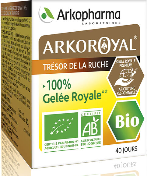 Arkopharma Arkoroyal Trésors de la Ruche Gelée Royale Bio 40g