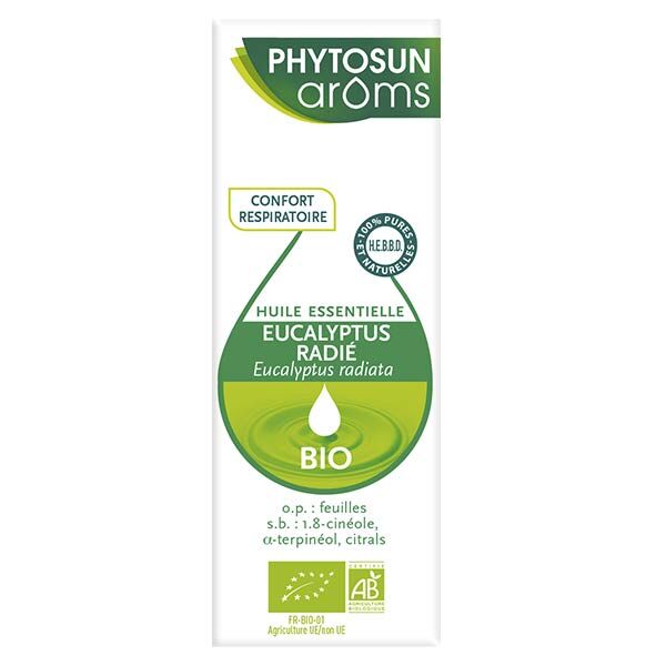 Phytosun Arôms Huile Essentielle Eucalyptus Radié Bio 10ml
