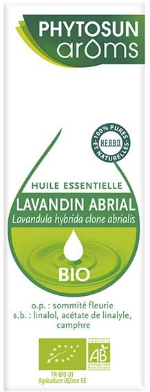 Phytosun Arôms Huile Essentielle Lavandin Abrial Bio 10ml