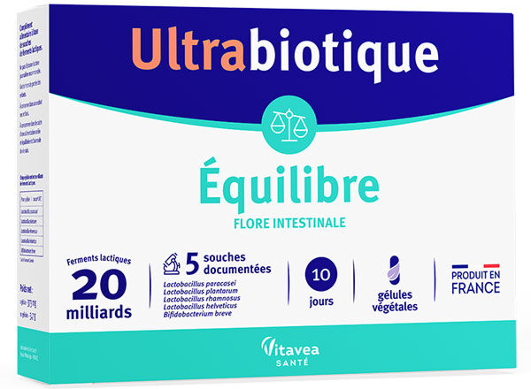 Nutrisanté Ultrabiotique Equilibre 10 gélules