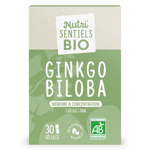 Nutrisanté Les Nutri'Sentiels Bio Ginkgo 30 gélules