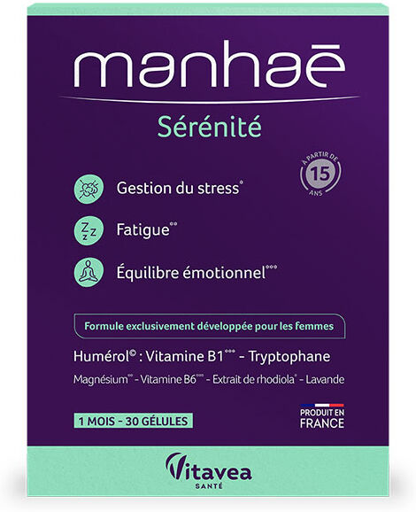 Manhaé Sérénité 30 gélules