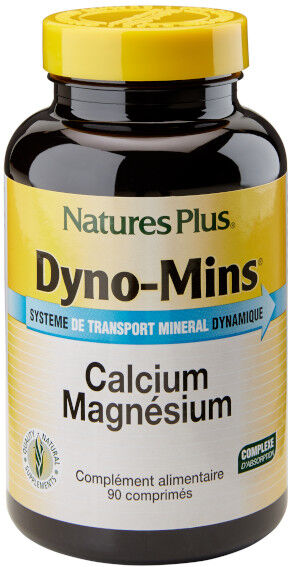 Natures Plus Dyno Mins Calcium Magnésium 90 comprimés