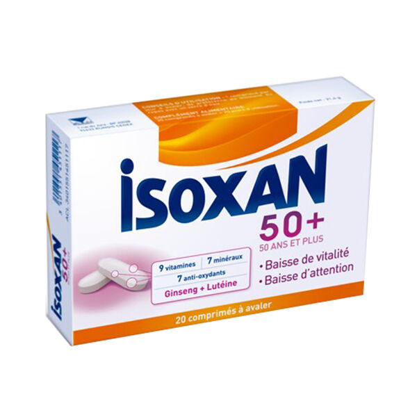 Isoxan 50+ Baisse de Vitalité 20 comprimés
