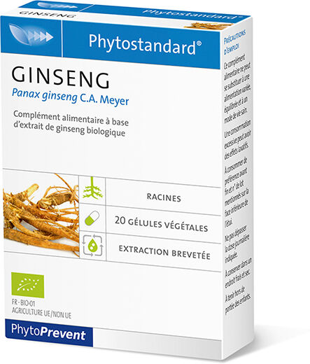 Pileje Phytoprevent Ginseng Bio 20 gélules