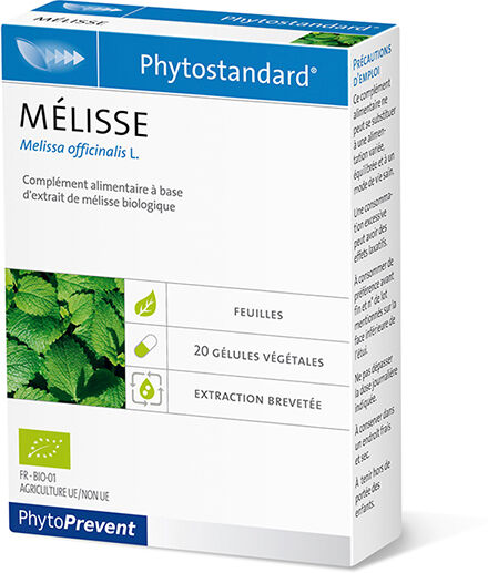 Pileje Phytoprevent Mélisse Bio 20 gélules