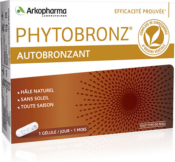 Arkopharma Phytobronz Autobronzant 30 gélules