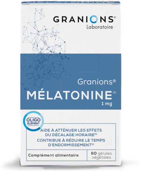 Laboratoire des Granions Granions Mélatonine 60 gélules