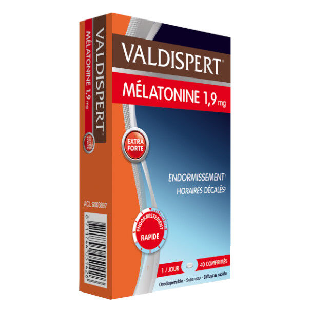 Valdispert Mélatonine 1,9mg 40 comprimés