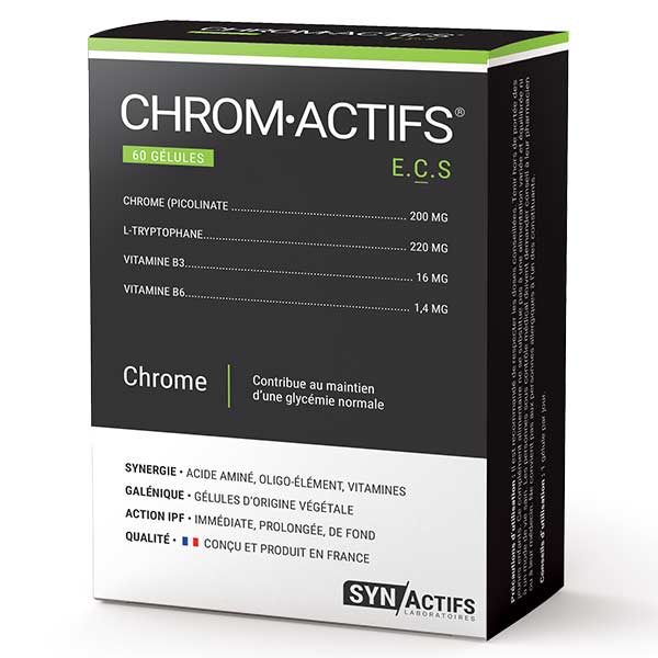 Synactifs Chromactifs Chrome 60 gélules