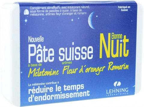 Lehning Vitalité Pâte Suisse Bonne Nuit 40 gommes