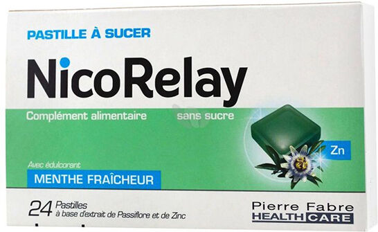 Pierre Fabre Sante Conseil Nicorelay Sans Sucre 24 pastilles à sucer