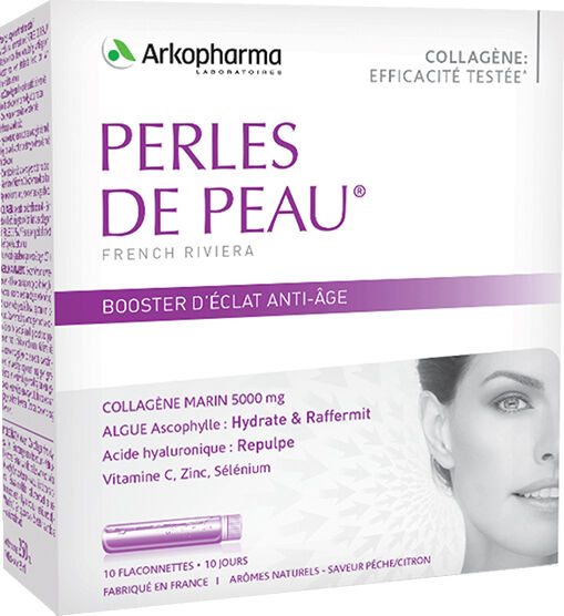 Arkopharma Perles de Peau Booster d'Eclat Anti-Âge 10 doses