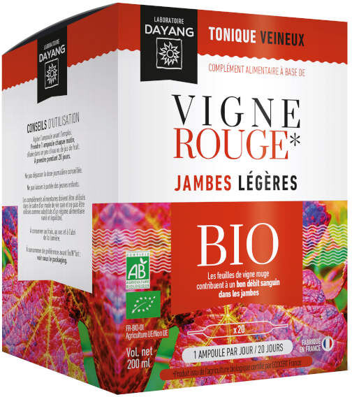 Dayang Vigne Rouge Bio 20 ampoules