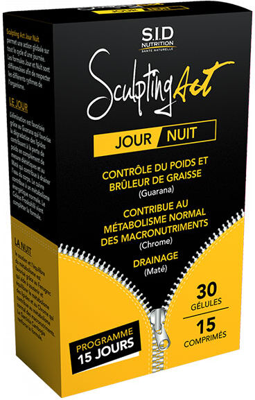 SID Nutrition Sculpting Act Jour - Nuit 30 gélules et 15 comprimés