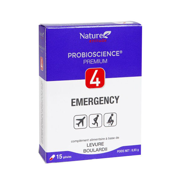 Nature Attitude Probioscience 4 Emergency 15 gélules