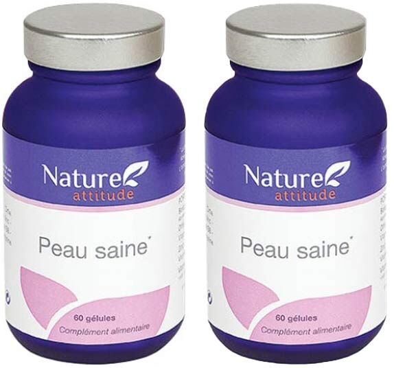 Nature Attitude Peau Saine Lot de 2 x 60 gélules