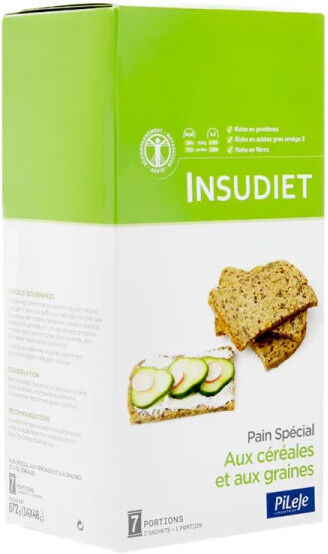 Pileje Insudiet Pain Special Céréales et Graines 14 Sachets