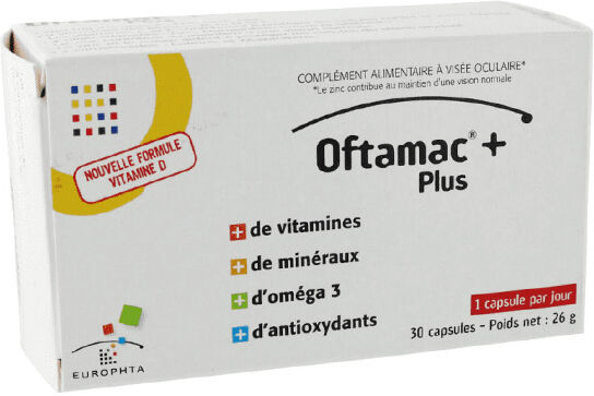 Europhta Oftamac Plus 30 capsules