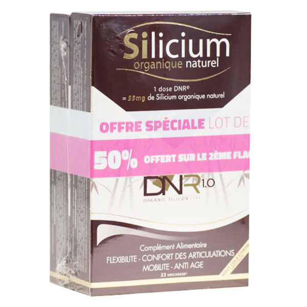 Mieux Vivre La Vie Silicium Organique Naturel DNR 1.0 Lot de 2 x 22 unicadoses