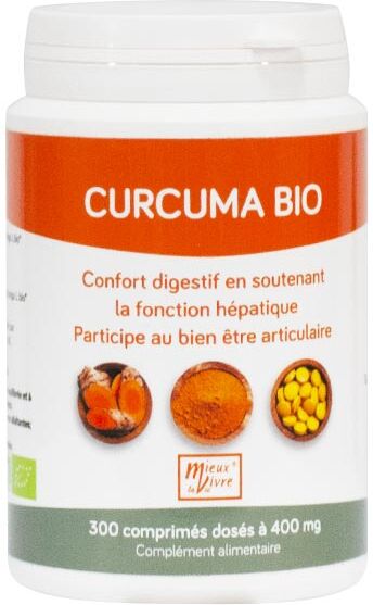 Mieux Vivre La Vie Curcuma Bio 300 comprimés