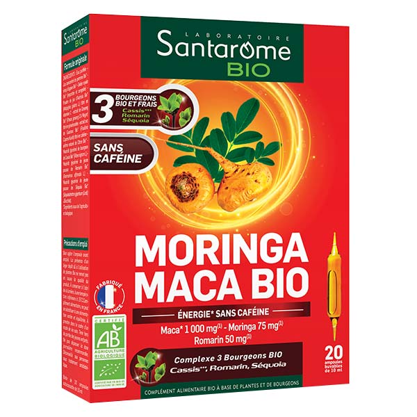 Santarome Bio Moringa Maca Bio 20 ampoules