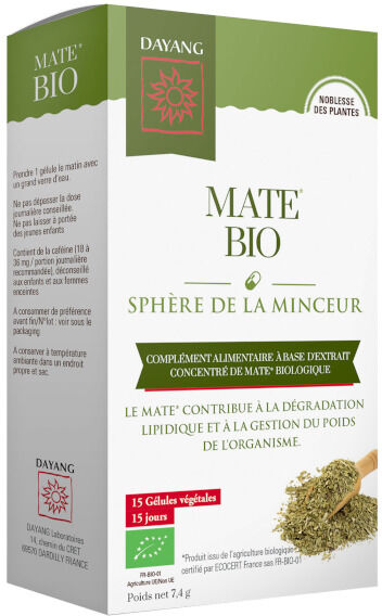 Dayang Mate Bio Sphère de la Minceur 15 gélules